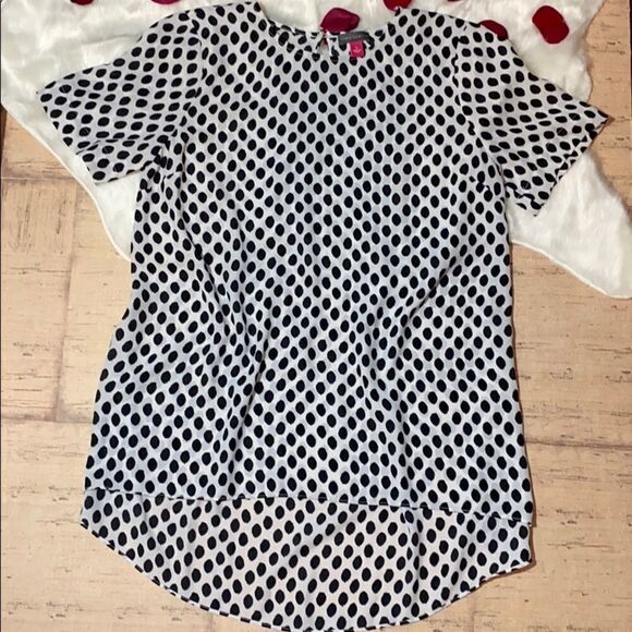 Vince Camuto Polka Dot Blouse - Picture 1 of 8